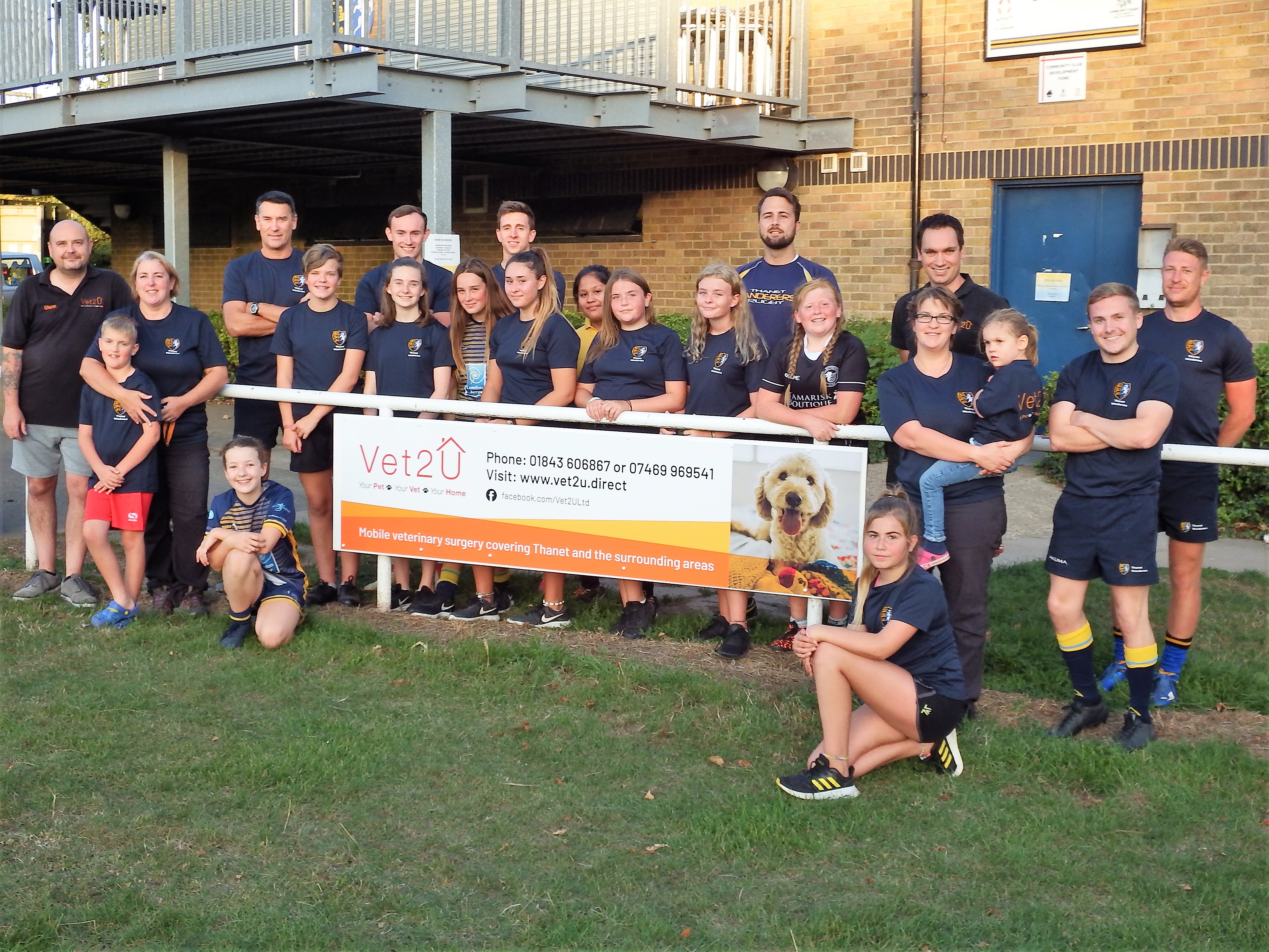 Vet 2U renew sponsorship of Thanet Wanderers